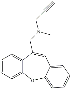 dibenzo(b,f)oxepin-10-ylmethyl-methyl-prop-2-ynyl-amine|