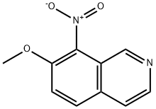 7-甲氧基-8-硝基异喹啉, 63485-75-6, 结构式