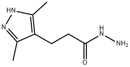 3-(3,5-dimethyl-1H-pyrazol-4-yl)propanohydrazide Structure