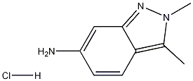 2,3-dimethyl-2H-indazol-6-amine hydrochloride Struktur