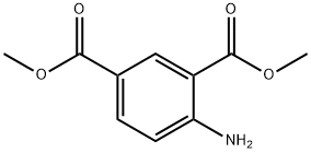 1,3-Benzenedicarboxylic acid, 4-amino-, dimethyl ester Struktur