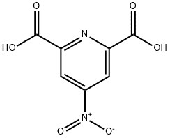 4-Nitro-2,6-pyridinedicarboxylic acid Struktur