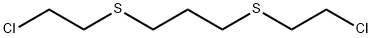 １，３－ビス（２ークロロエチルチオ）－ｎ－プロパン 化学構造式