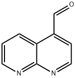 1,8-ナフチリジン-4-カルブアルデヒド 化学構造式