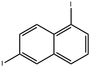 1,6-Diiodonaphthalene 化学構造式