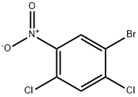 1-Bromo-2,4-dichloro-5-nitrobenzene Struktur