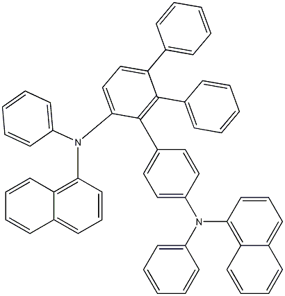 N,N'-Di-1-naphthalenyl-N,N'-diphenyl-[quaterphenyl]-4,4'''-diamine Structure