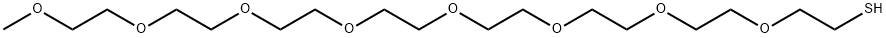 2,5,8,11,14,17,20,23-Octaoxapentacosane-25-thiol Structure