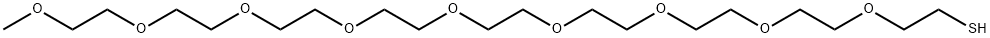 2,5,8,11,14,17,20,23,26-Nonaoxaoctacosane-28-thiol Structure