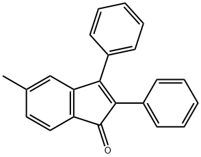 5-methyl-2,3-diphenyl-1H-inden-1-one Struktur