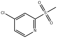 4-Chloro-2-(methylsulfonyl)pyridine 化学構造式