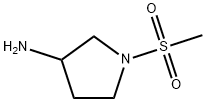 3-Amino-1-methanesulfonylpyrrolidine Structure