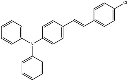 [4-[2-(4-Fluorophenyl)vinyl]phenyl]diphenylamine Struktur