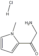 2-amino-1-(1-methyl-1H-pyrrol-2-yl)ethanone hydrochloride Structure