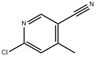 2-Chloro-4-methyl-5-pyridinecarbonitrile Struktur