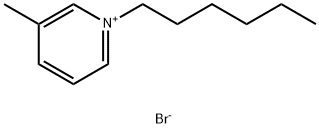 1-己基-3-甲基溴化吡啶 结构式