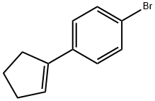 1-Bromo-4-cyclopentenylbenzene Struktur