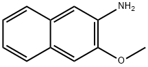 2-Amino-3-methoxynaphthalene 化学構造式