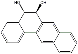 Benz(A)anthracene-5,6-diol, 5,6-dihydro-, trans-(+-)- Structure