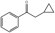Cyclopropylmethyl phenyl ketone Struktur