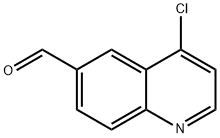 4-Chloroquinoline-6-carbaldehyde 化学構造式