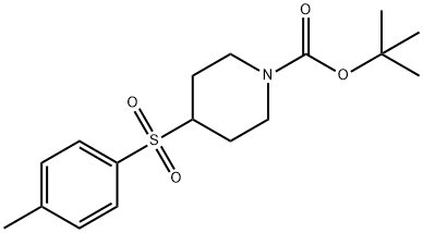 tert-butyl 4-tosylpiperidine-1-carboxylate Struktur