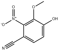 4-hydroxy-3-methoxy-2-nitrobenzonitrile Struktur