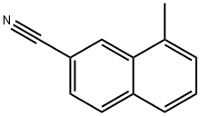 8-Methylnaphthalene-2-carbonitrile Struktur