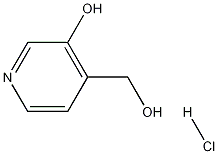 3-Hydroxy-4-pyridinemethanol hydrochloride Struktur