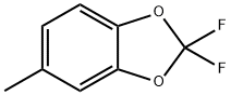 2,2-ジフルオロ-5-メチルベンゾ[D][1,3]ジオキソール 化学構造式