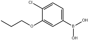 4-氯-3-丙氧基苯硼酸, 681292-77-3, 结构式