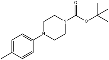 1-BOC-4-(4-メチルフェニル)ピペラジン 化学構造式
