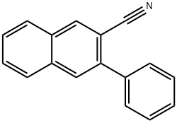3-Phenylnaphthalene-2-carbonitrile Structure