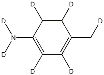 4-Toluidine-d7 Struktur
