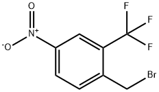 4-硝基-2-三氟甲基溴苄 结构式