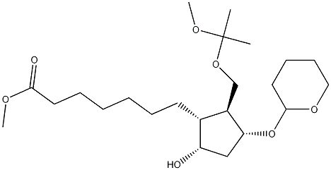 [1R-(1a,2b,3a,5a)]-5-Hydroxy-2-[(1-methoxy-1-methylethoxy)methyl]-3-[(tetrahydro-2H-pyran-2-yl)oxy]cyclopentaneheptanoic acid methyl ester