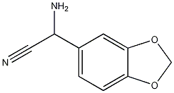 Amino-1,3-benzodioxol-5-ylacetonitrile Structure