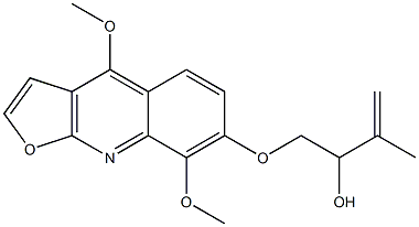 Evodine Structure