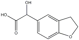 2,3-二氢-ALPHA-羟基-5-苯并呋喃乙酸, 69999-15-1, 结构式