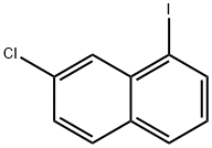 7-Chloro-1-iodonaphthalene 化学構造式
