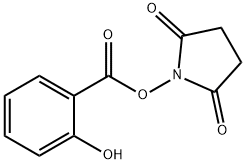 Salicylic acid N-hydroxysuccinimide ester 化学構造式
