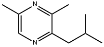 2-イソブチル-3,5-ジメチルピラジン 化学構造式
