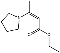 3-(吡咯烷-1-基)丁-2-烯酸(Z)-乙酯,70526-06-6,结构式