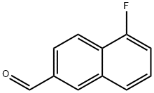 5-Fluoronaphthalene-2-carboxaldehyde Structure