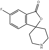 5-Fluoro-3H-spiro[isobenzofuran-1,4'-piperidin]-3-one Structure