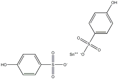 Benzenesulfonic acid, 4-hydroxy-, tin(2+) salt Structure