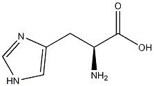 Histidine 化学構造式