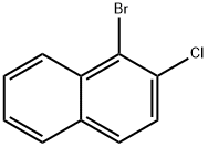 1-Bromo-2-chloronaphthalene Structure