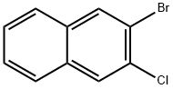 2-Bromo-3-chloronaphthalene Struktur