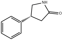 (R)-4-苯基吡咯烷-2-酮,71657-88-0,结构式